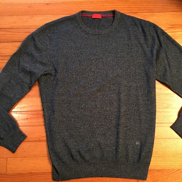 Isaia Other - Isaia Napoli wool sweater blue crew neck medium